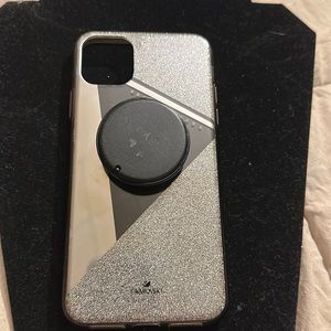 iPhone 11 Pro Max case Swarovski with pop socket